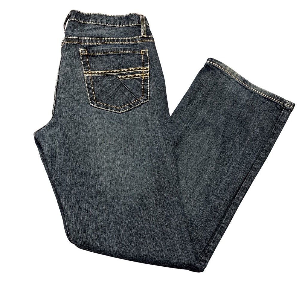 Cinch IAN Jeans Men's 34x32 Blue Med Wash Bootcut Stretch Cowboy Western Rodeo